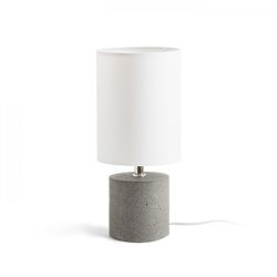   Rendl R13295 CAMINO asztali lámpa búrával fehér cement 230V E27 28W, Rendl Light Studio