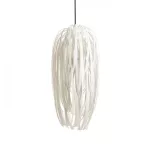 Rendl R13315 ZALA függeszték fehér PVC/fekete  230V E27 15W, Rendl Light Studio - Utolsó darabok!!