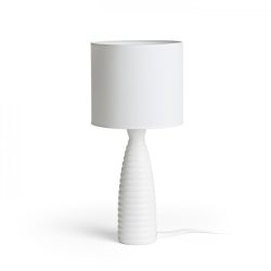   LAURA asztali lámpa fehér  230V E27 28W, Rendl Light Studio R13323
