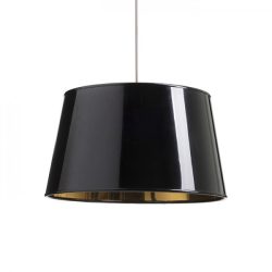  RIDICK lámpabúra csillogó fekete arany fólia  max. 20W, Rendl Light Studio R13344
