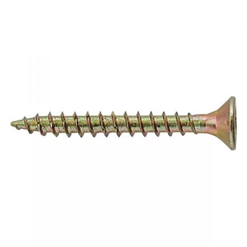 Forgácslapcsavar R2  4.0 x 50 acél,sárgított