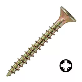 Forgácslapcsavar R2 5.0 x 45 acél,sárgított