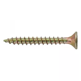 Forgácslapcsavar R2 5.0 x 100 acél,sárgított