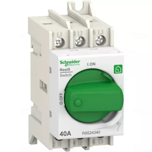 RESI9 moduláris forgócsapos kapcsoló, 3P, 40A R9S24340 Schneider