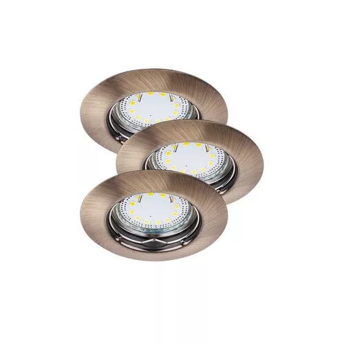 Rábalux 1048 Lite Beltéri Ráépíthető és Beépíthető lámpa bronz- GU10 1x MAX 50, IP44/ IP40