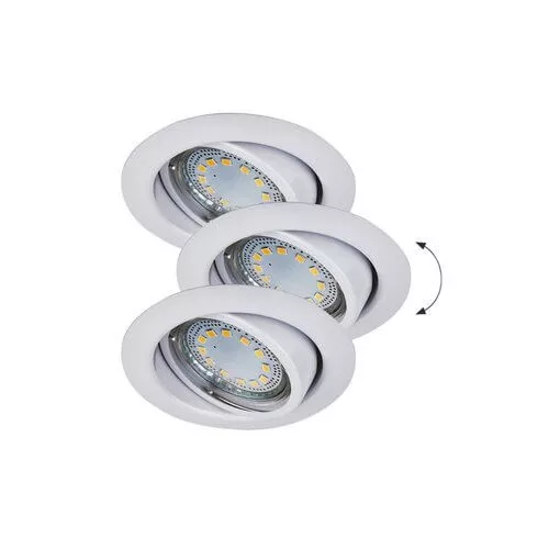 Rábalux 1049 Lite Beltéri Ráépíthető és Beépíthető lámpa fehér- GU10 1x MAX 50, IP40