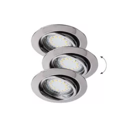   Rábalux 1050 Lite Beltéri Ráépíthető és Beépíthető lámpa króm- GU10 1x MAX 50, IP40