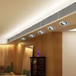 Rábalux 1050 Lite Beltéri Ráépíthető és Beépíthető lámpa króm- GU10 1x MAX 50, IP40