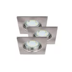 Rábalux 1054 Lite Beltéri Ráépíthető és Beépíthető lámpa szatin króm- GU10 1x MAX 50, IP44/ IP40