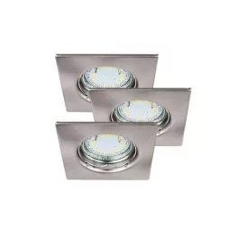   Rábalux 1054 Lite Beltéri Ráépíthető és Beépíthető lámpa szatin króm- GU10 1x MAX 50, IP44/ IP40