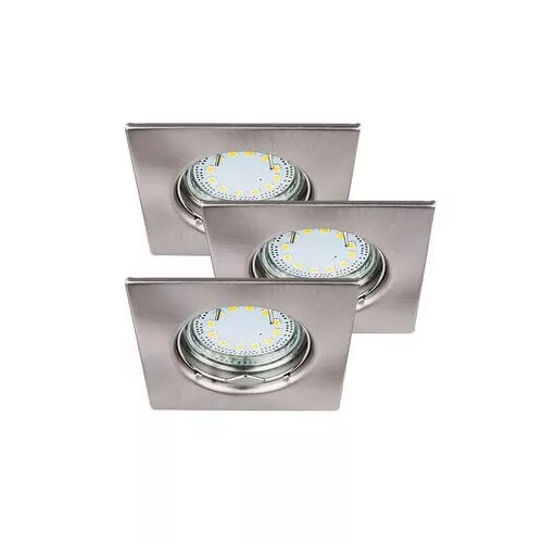 Rábalux 1054 Lite Beltéri Ráépíthető és Beépíthető lámpa szatin króm- GU10 1x MAX 50, IP44/ IP40