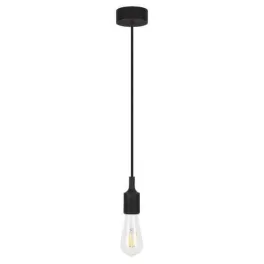   Rábalux 1412 Roxy Beltéri Függeszték fekete- E27 1x MAX 60, IP20