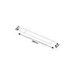 Rábalux 1451 Batten Light Beltéri Pultmegvilágító lámpa fehér- LED 20, IP20
