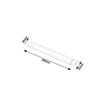 Rábalux 1454 Drop Light Beltéri Pultmegvilágító lámpa fehér- LED 20, IP65