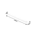 Rábalux 1455 Drop Light Beltéri Pultmegvilágító lámpa fehér- LED 40, IP65