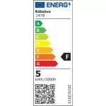 Rábalux 1478 Noah Beltéri Spotlámpa fekete-fekete LED 5, IP20