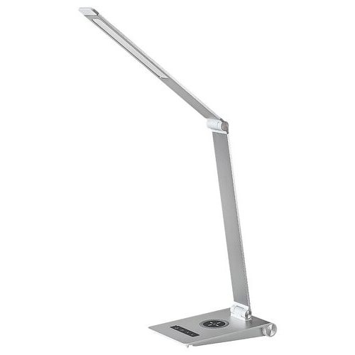 Rábalux 2029 Nilfgard Asztali lámpa ezüst-fehér LED 13, IP20