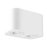 Rábalux 2054 Kobald Beltéri Ráépíthető és Beépíthető lámpa matt fehér- GU10 2x MAX 42, IP20