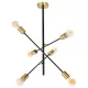 Rábalux 2104 Lanny Beltéri Függeszték fekete- E27 6x MAX 15, IP20