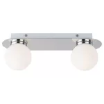 Rábalux 2111 Becca Beltéri Fürdőszobai lámpa króm-fehér G9 2X MAX 28, IP44