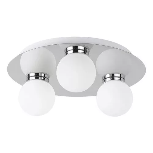 Rábalux 2113 Becca Beltéri Fürdőszobai lámpa króm-fehér G9 3X MAX 28, IP44