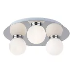 Rábalux 2113 Becca Beltéri Fürdőszobai lámpa króm-fehér G9 3X MAX 28, IP44