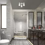 Rábalux 2195 Niagara Beltéri Fürdőszobai lámpa króm-átlátszó E14 3x MAX 40, IP44