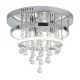 Rábalux 2237 Pallas Beltéri lámpa, Mennyezeti lámpa, króm-fehér E14LED 32+ E14 3x MAX 40, IP20