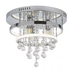 Rábalux 2237 Pallas Beltéri lámpa, Mennyezeti lámpa, króm-fehér E14LED 32+ E14 3x MAX 40, IP20