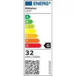 Rábalux 2237 Pallas Beltéri lámpa, Mennyezeti lámpa, króm-fehér E14LED 32+ E14 3x MAX 40, IP20