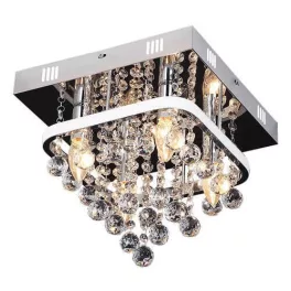   Rábalux 2238 Pallas Beltéri Mennyezeti lámpa króm-fehér LED 23+ E14 4x MAX 40, IP20