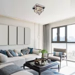 Rábalux 2238 Pallas Beltéri Mennyezeti lámpa króm-fehér LED 23+ E14 4x MAX 40, IP20