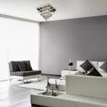 Rábalux 2239 Pallas Beltéri Mennyezeti lámpa króm-fehér LED 36+ E14 4x MAX 40, IP20