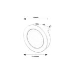 Rábalux 2282 Pumpkin Dekor lámpa fehér-fehér LED 0,5, IP20