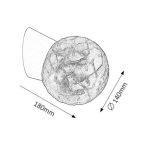 Rábalux 2432 Grace Beltéri Fali lámpa fehér-átlátszó E27 1x MAX 60, IP20