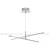 Rábalux 2480 Meredith Beltéri Függeszték króm-fehér LED 18, IP20