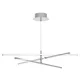 Rábalux 2480 Meredith Beltéri Függeszték króm-fehér LED 18, IP20