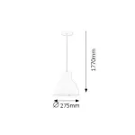 Rábalux 2578 Derek Beltéri Függeszték antracit-antracit E27 1x MAX 60, IP20
