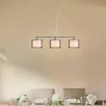 Rábalux 2630 Anastasia Beltéri Függeszték króm-barna E27 3x MAX 60, IP20