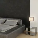 Rábalux 2631 Anastasia Beltéri Éjjeli lámpa króm-barna E27 1x MAX 60, IP20
