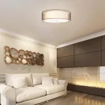 Rábalux 2634 Anastasia Beltéri Mennyezeti lámpa króm-barna E14 3x MAX 25, IP20