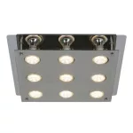 Rábalux 2643 Naomi Beltéri Mennyezeti lámpa füstszínű-füstszínű GU10 9x MAX 15, IP20