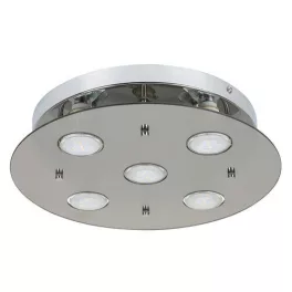   Rábalux 2645 Naomi Beltéri Mennyezeti lámpa füstszínű-füstszínű GU10 5x MAX 15, IP20