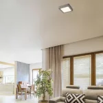 Rábalux 2667 Lois Beltéri Ráépíthető és Beépíthető lámpa szatin króm-fehér LED 12, IP20