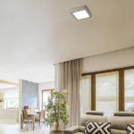 Rábalux 2668 Lois Beltéri Ráépíthető és Beépíthető lámpa szatin króm-fehér LED 18, IP20