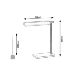 Rábalux 2934 Horus Beltéri lámpa, Asztali lámpa, fekete-fekete LED 7, IP20