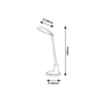 Rábalux 2977 Tekla Beltéri Asztali lámpa fehér-fehér LED 10, IP20