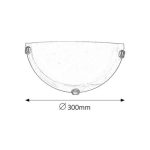 Rábalux 3001 Alabastro Beltéri Fali lámpa fehér alabástrom üveg-fehér alabástrom üveg E27 1x MAX 60, IP20