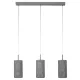 Rábalux 3019 Callia Beltéri Függeszték szürke-szürke E14 3x MAX 25, IP20