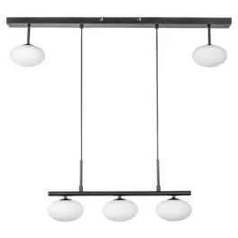   Rábalux 3060 Calista Beltéri Függeszték fekete-fehér G9 5x MAX 28, IP20
